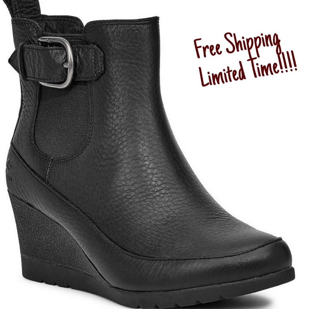 Uggs Weatherproof Arleta wedge booties size10
